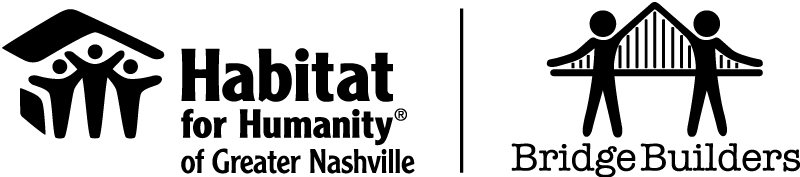 habitat for humanity of greater nashville and bridge builders logo