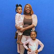 Shameka and her two daughters