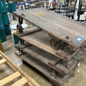 Vintage Printing Press Cart