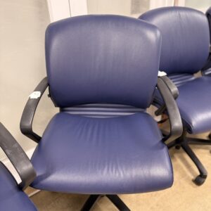 Blue Rolling Office Chair