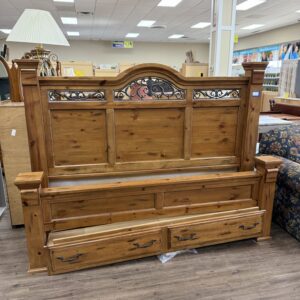 Wooden King Bed Frame