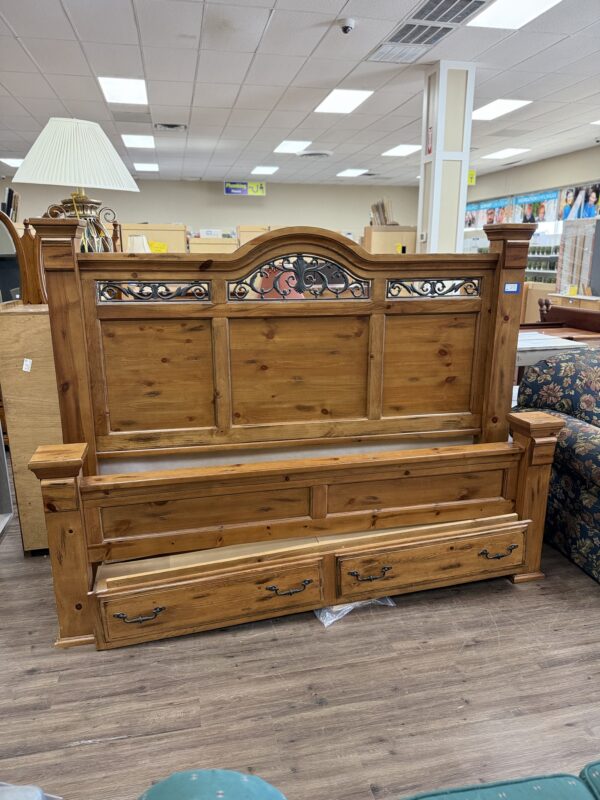 Wooden King Bed Frame