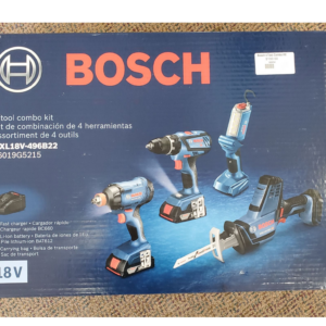 Bosch 18V 4-Tool Combo Kit (Cordless Power Tools)