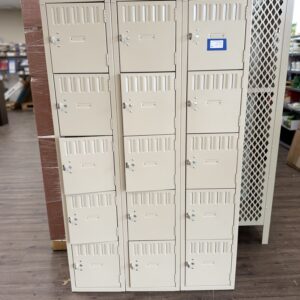 3 wide lockers