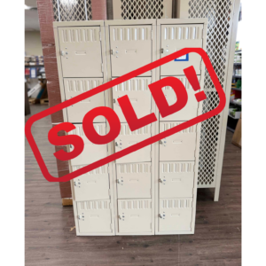 3 wide lockers