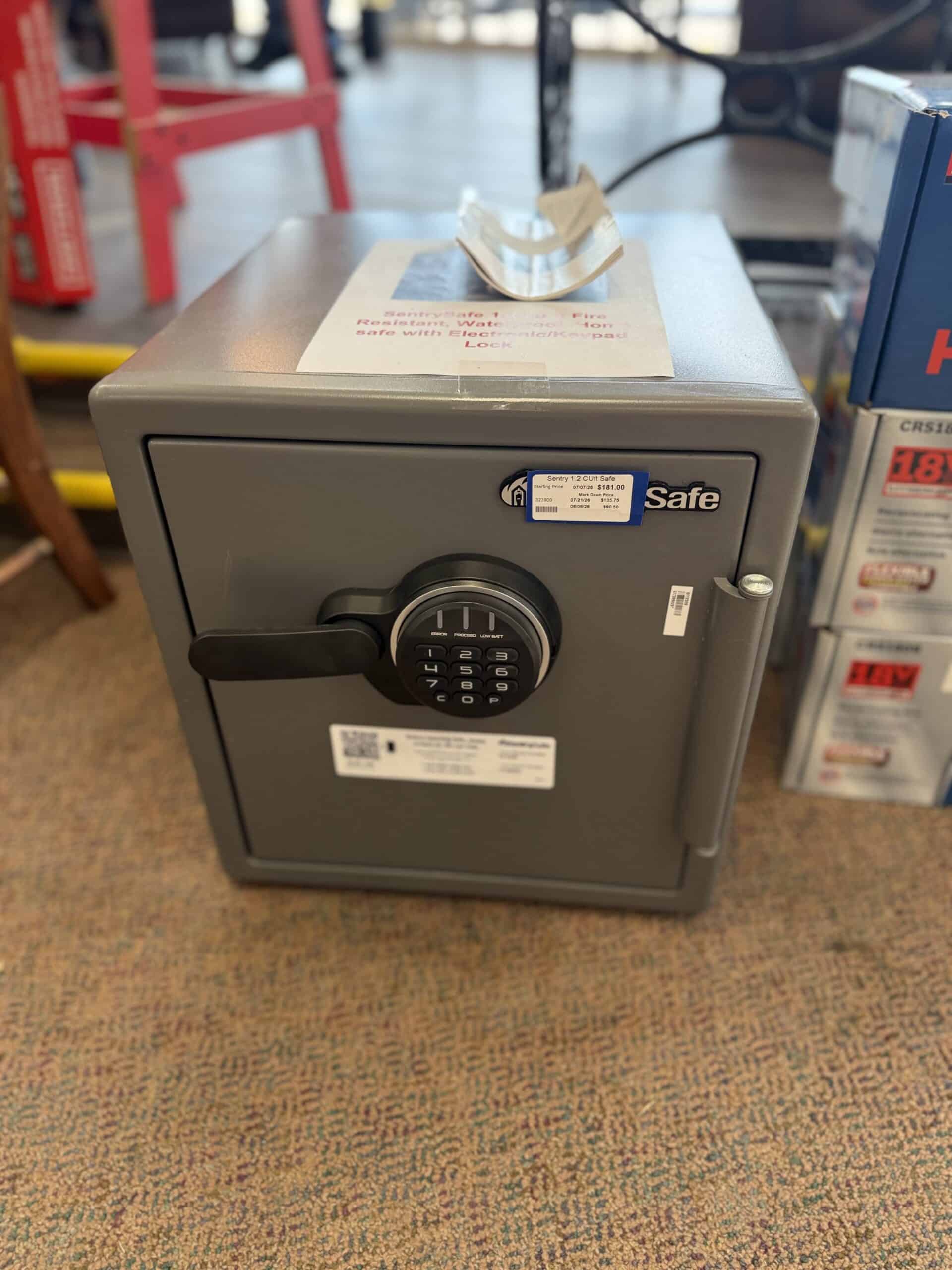 SentrySafe Fire- and Water-Resistant Safe