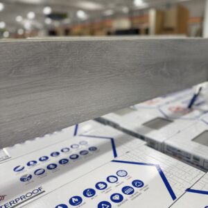 Luxury Vinyl Plank Flooring (Rain Cloud and Other Gray Tones)