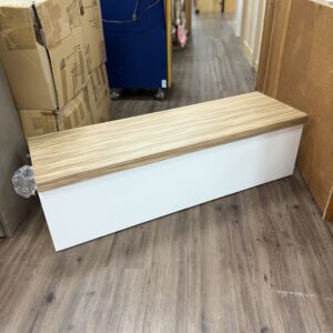 Wood Storage Bench