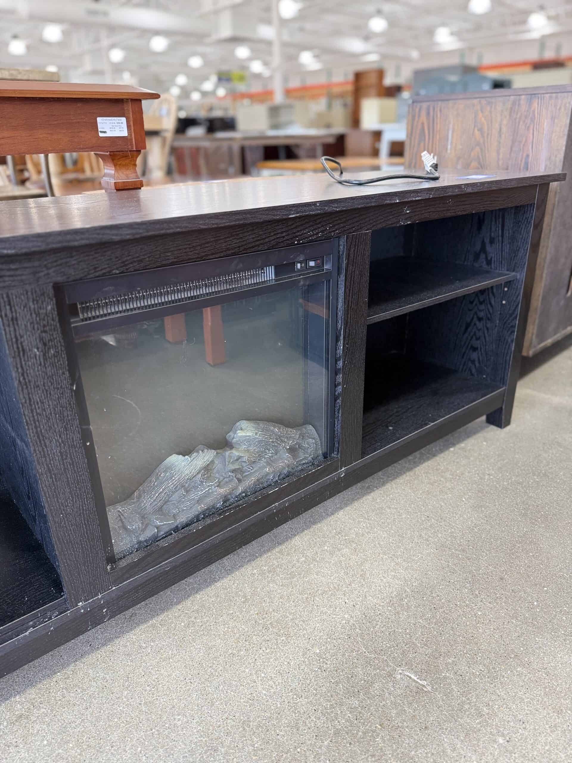 Media Console with Electric Fireplace - Image 2