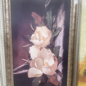 Large Framed Floral Wall Art