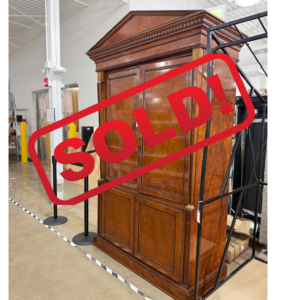 Executive Burl Wood Armoire