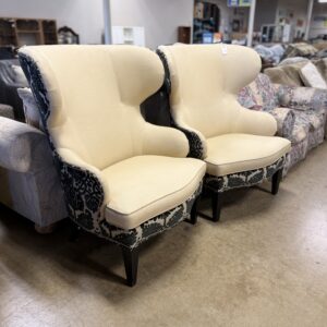 Custom Wingback Accent Chairs