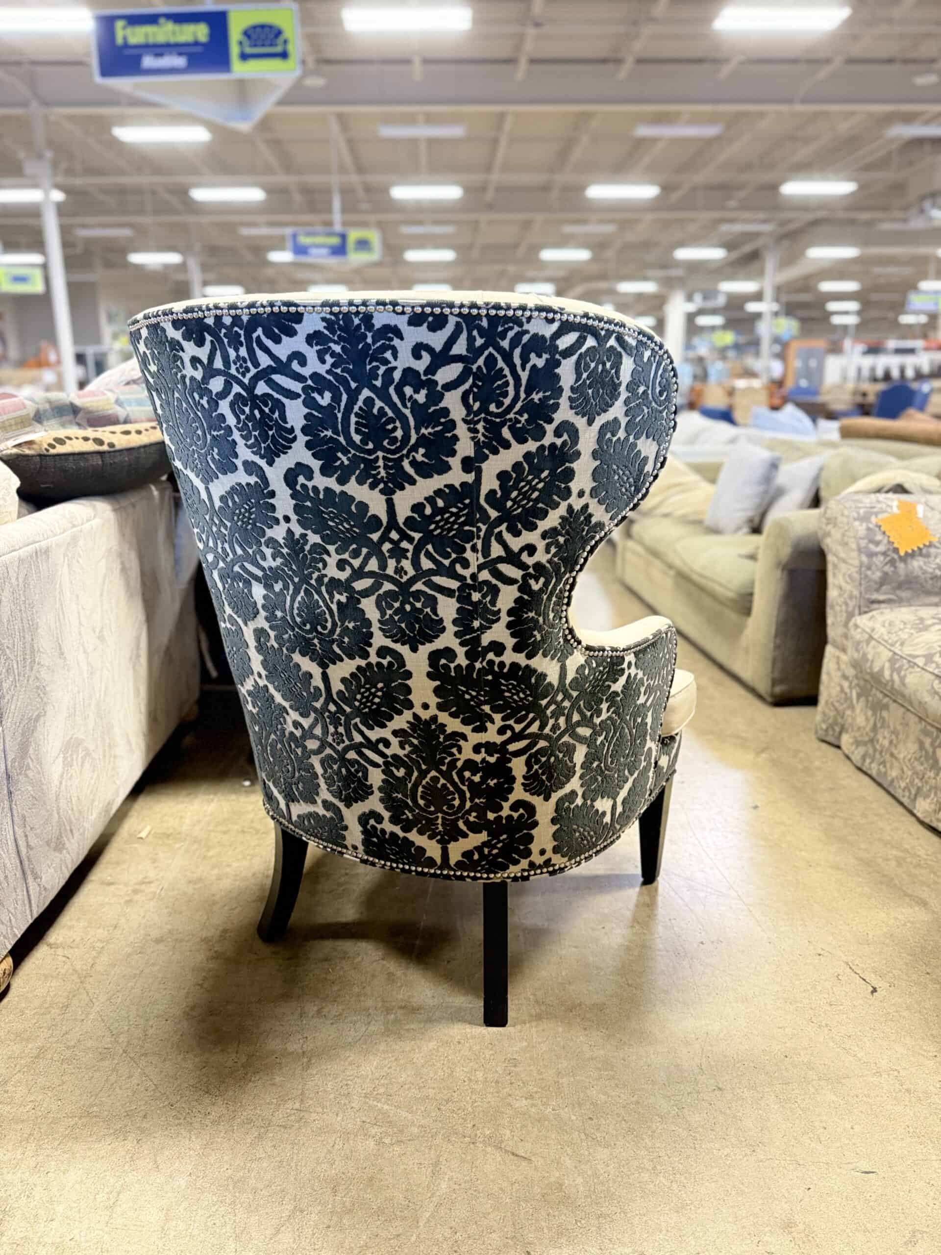 Custom Wingback Accent Chairs - Image 2