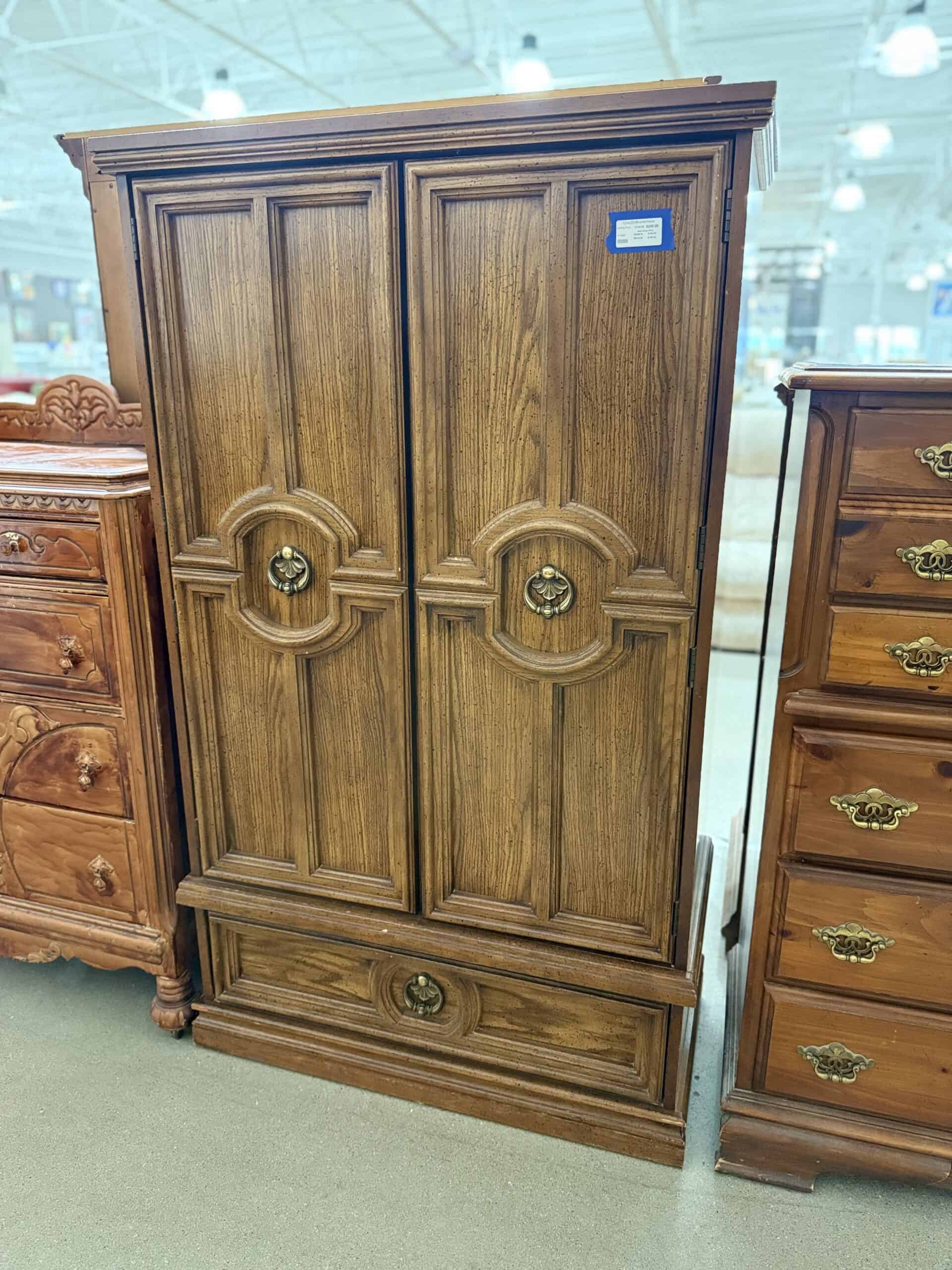 Vintage Entertainment Armoire