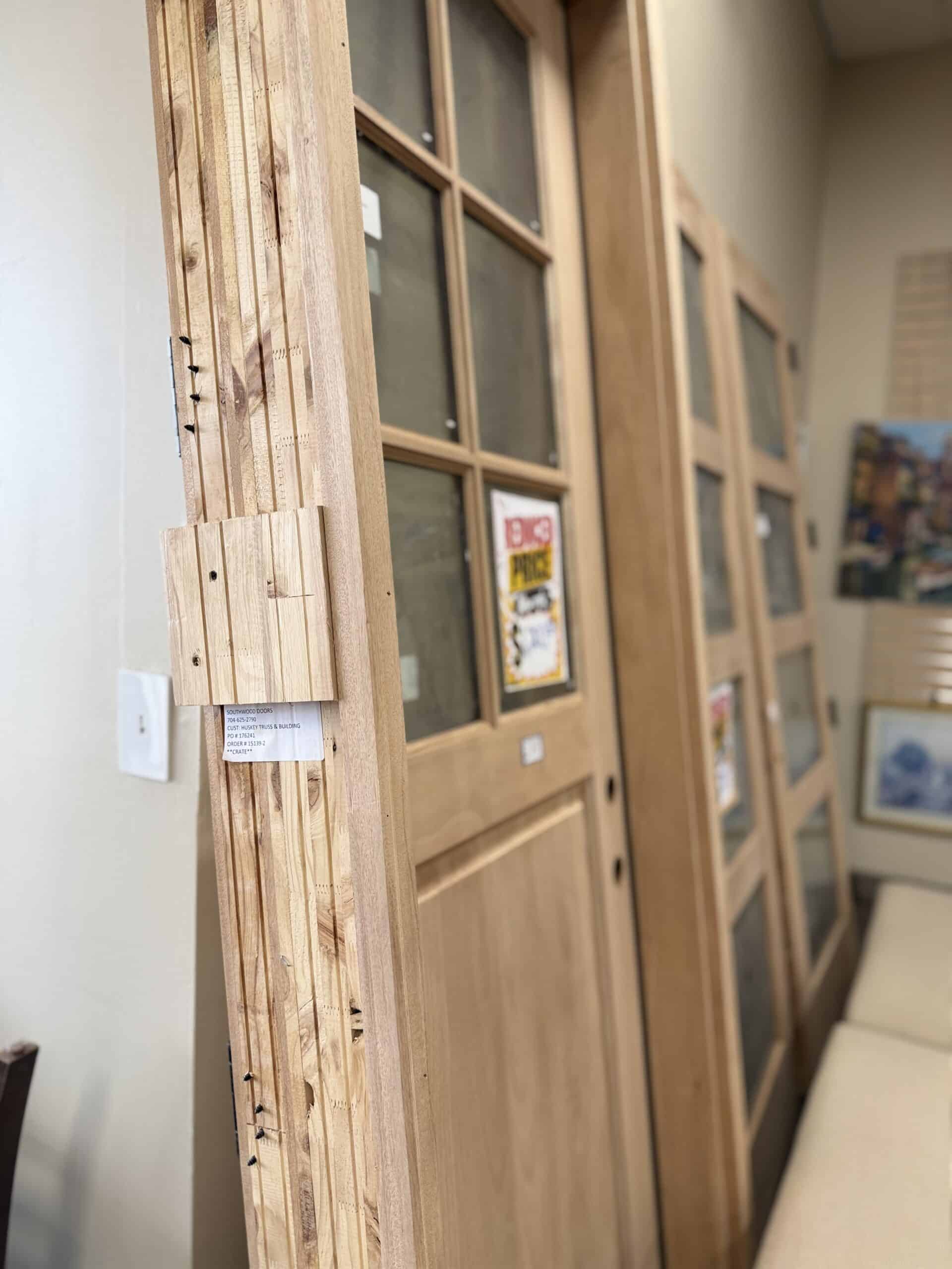 Maple Entry Door with Sidelight Frame - Image 2