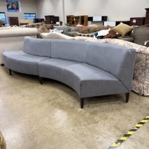 Contemporary Curved Bench Sofa
