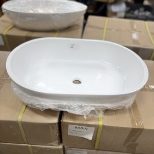 Modern White Vessel Basin (NEW)