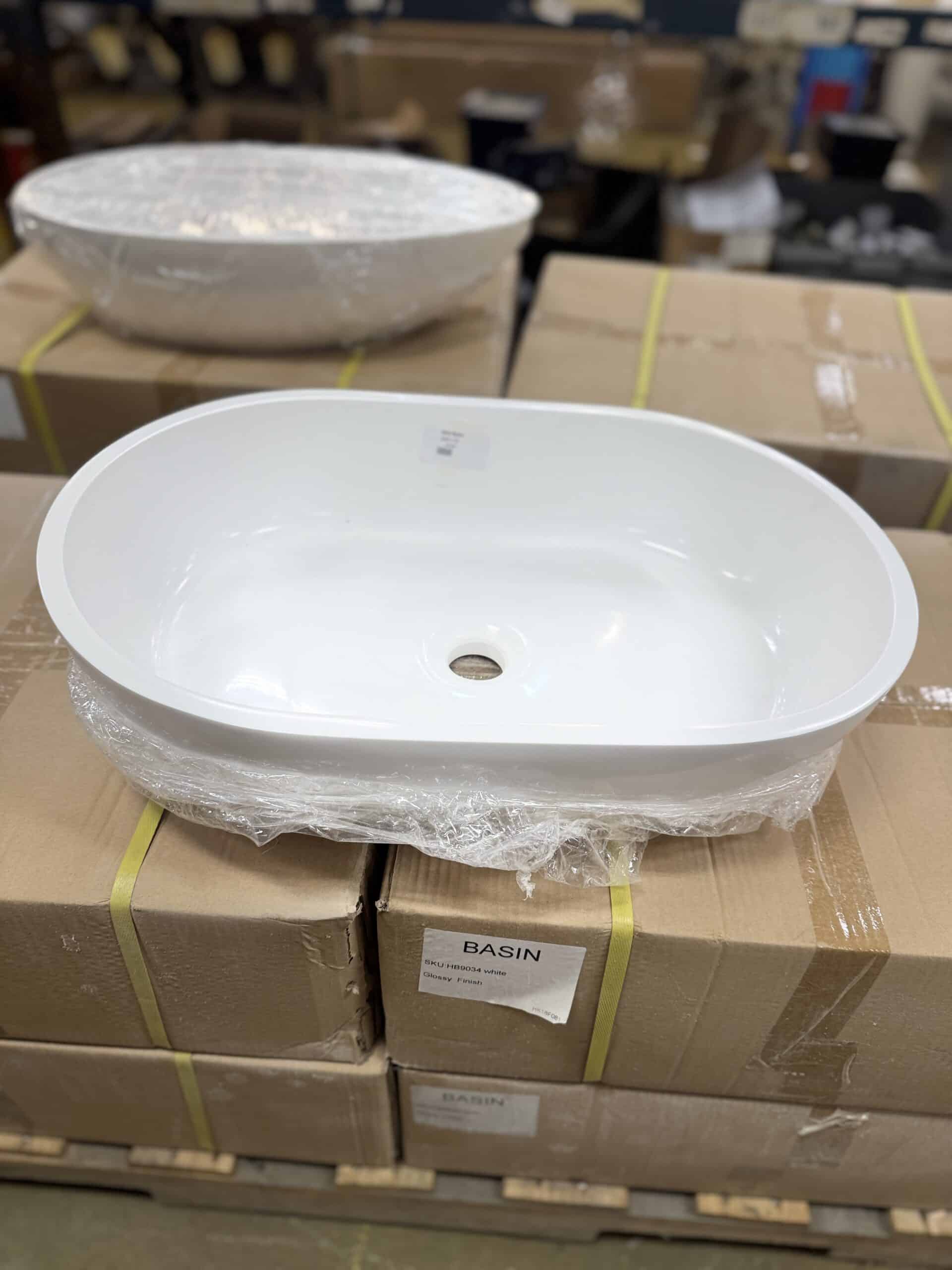 Modern White Vessel Basin (NEW)