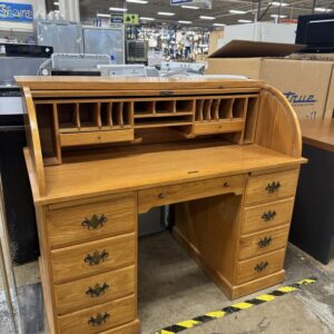Oak Roll-Top Desk