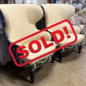 Custom Wingback Accent Chairs