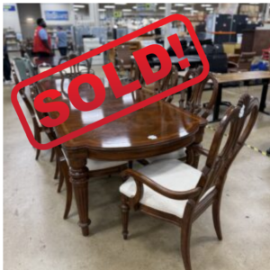 Dining Room Table and 8 Chairs