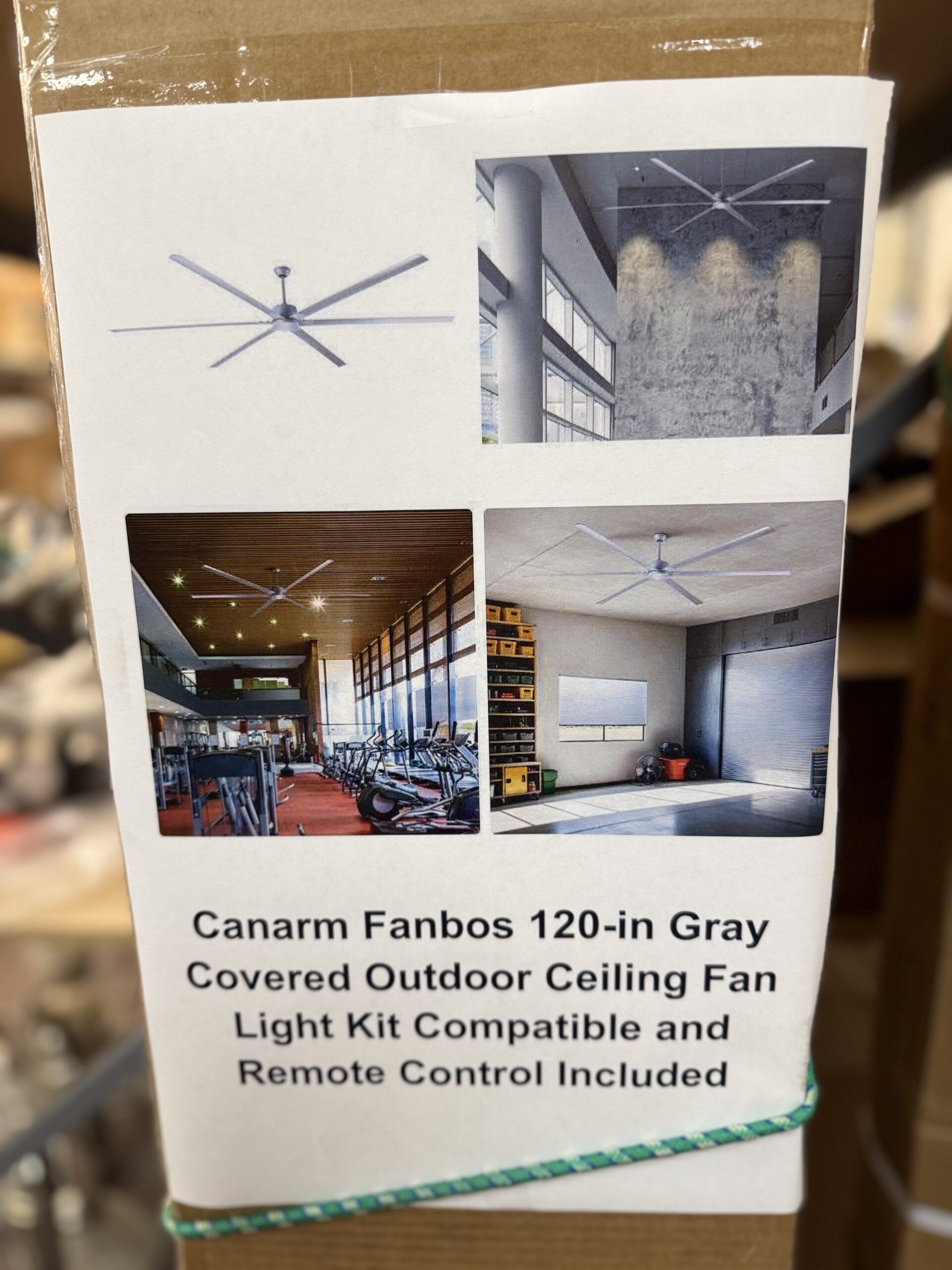 Canarm Fanbos 120" Outdoor Ceiling Fan