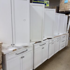 24-Piece White Kitchen Cabinet Set