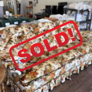 Vintage Floral Sleeper Sofa