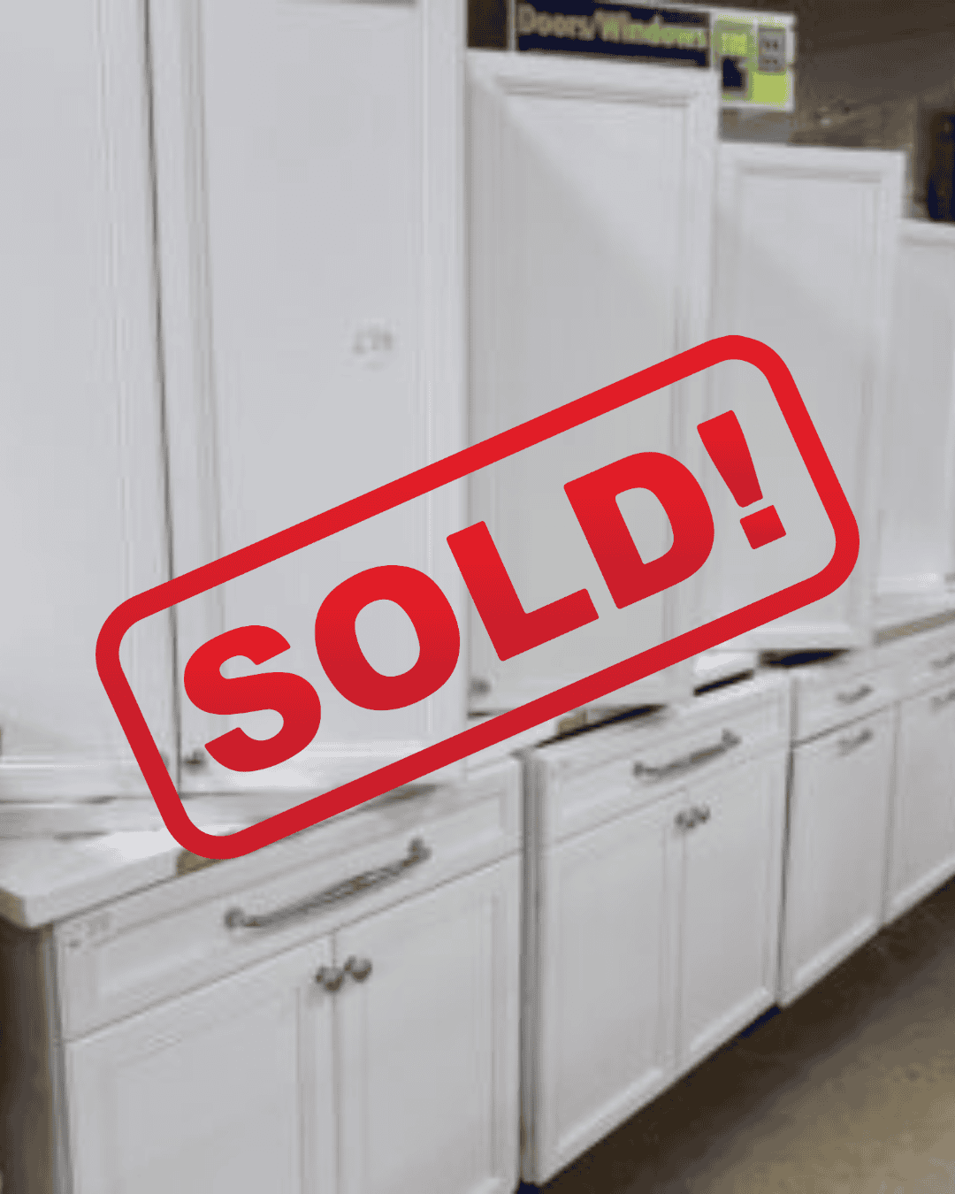 24-Piece White Kitchen Cabinet Set