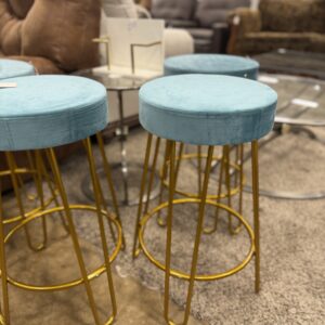 Velvet Counter Stools