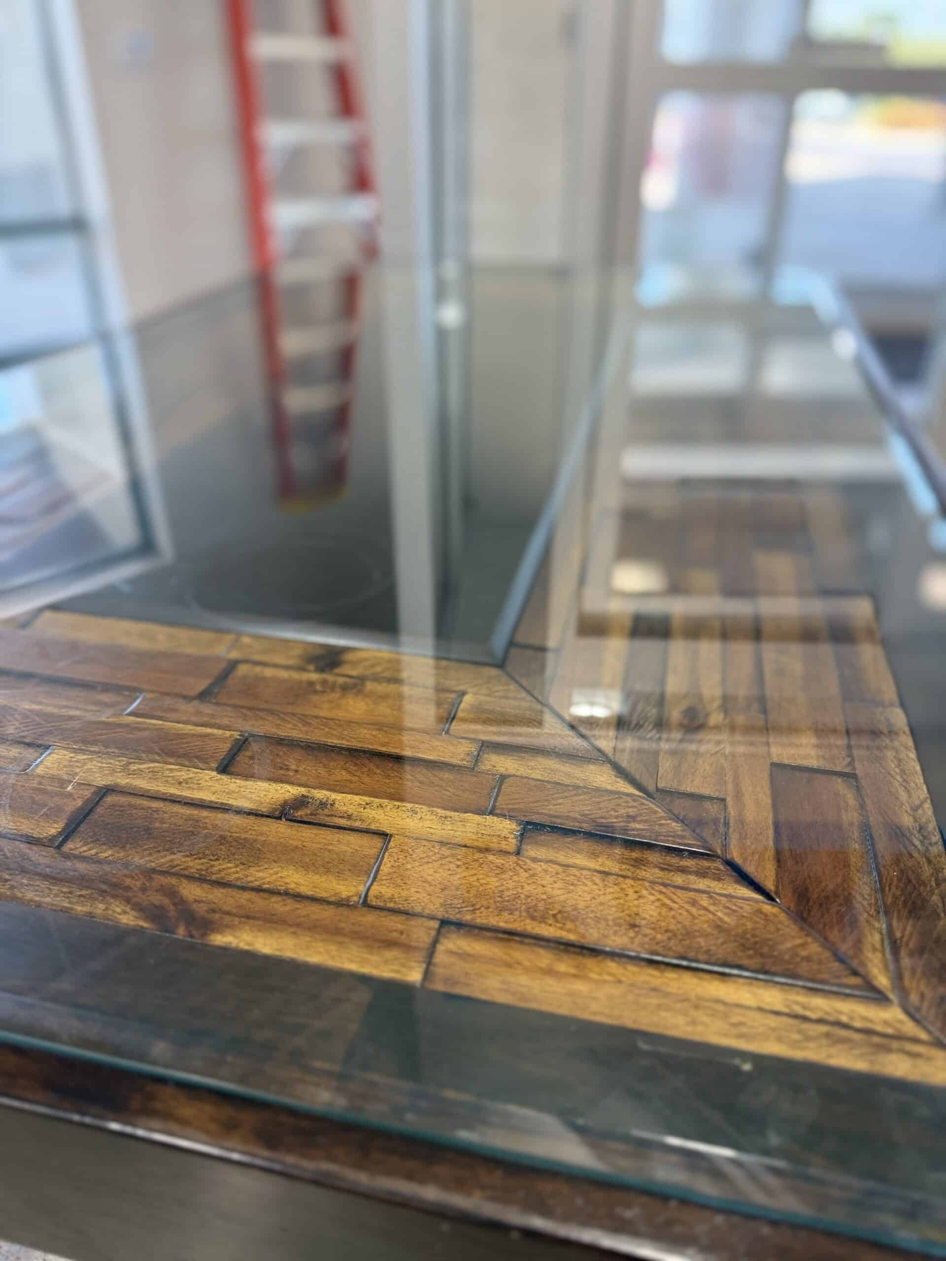 5 x 3' Glass-Top Coffee Table - Image 4