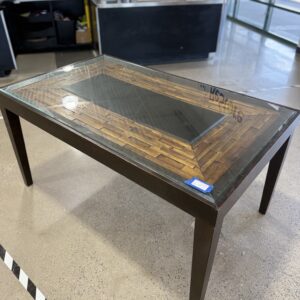 5 x 3' Glass-Top Coffee Table