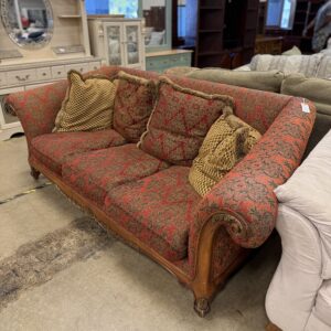 Traditional Antique Carved Sofa